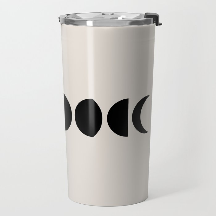 Minimal Moon Phases III Travel Mug Gallery Image 2