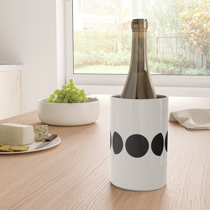 Minimal Moon Phases III Wine Chiller Gallery Image 4