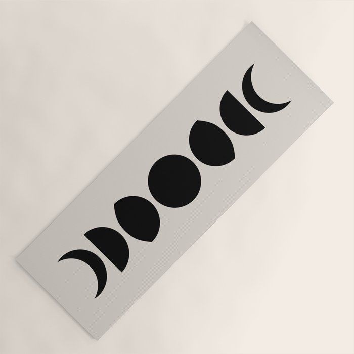 Minimal Moon Phases III Yoga Mat Gallery Image 1