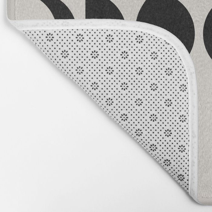 Minimal Moon Phases III Bath Mat Gallery Image 2