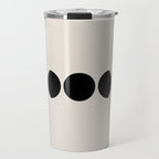 Minimal Moon Phases III Travel Mug Gallery Image 1