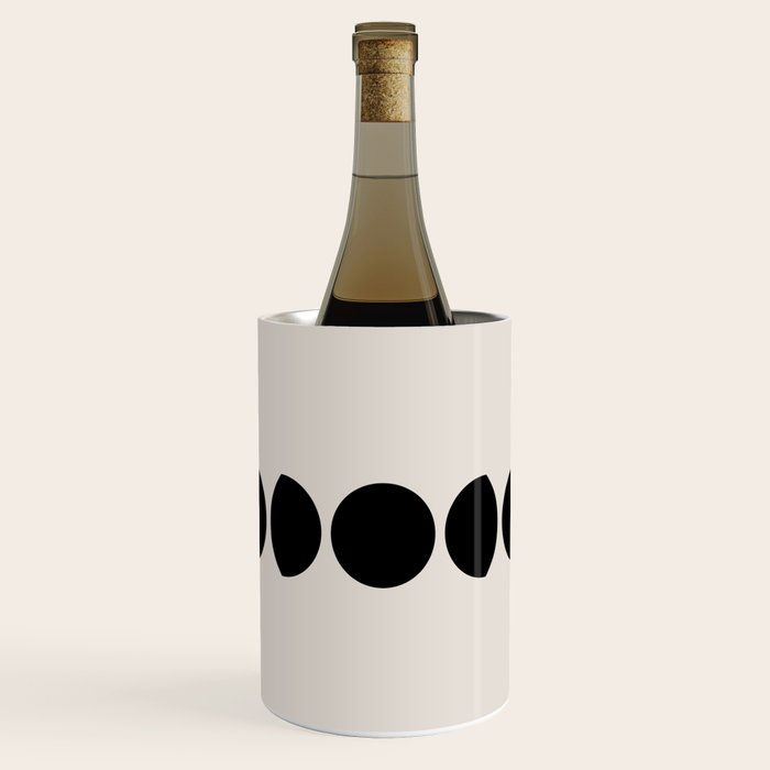 Minimal Moon Phases III Wine Chiller Gallery Image 1
