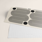 Abstraction_LINE_BLACK_DOT_VISUAL_ART_Minimlism_001A Wrapping Paper Gallery Image 2