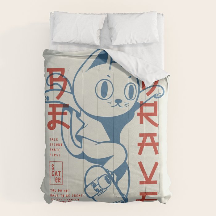 Brave Skater Cat Comforter Gallery Image 6