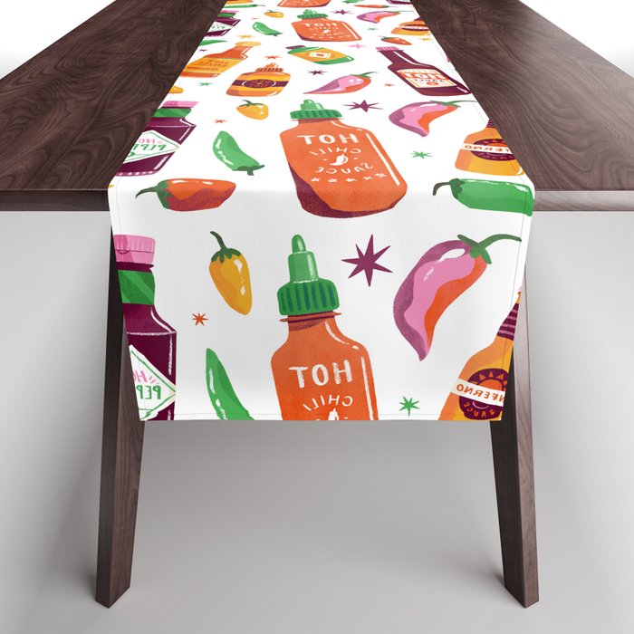 Hot Sauce Lover Table Runner Gallery Image 1