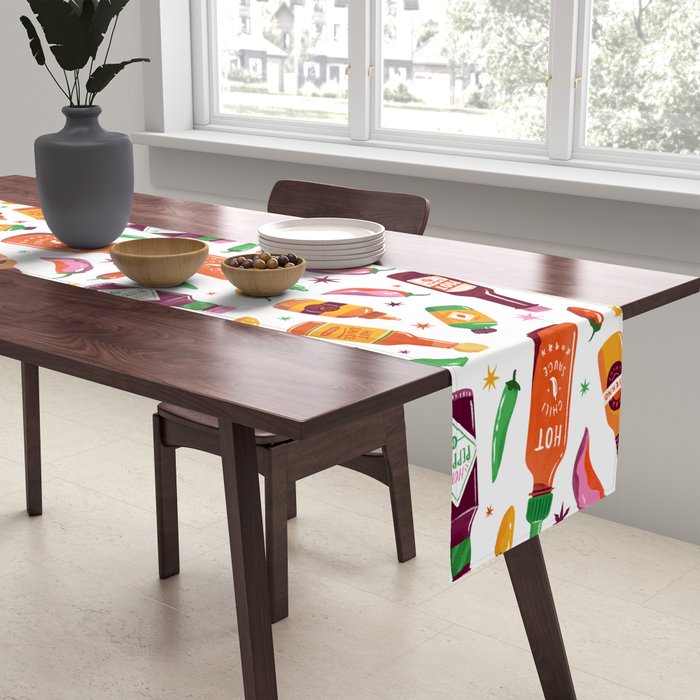 Hot Sauce Lover Table Runner Gallery Image 2