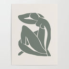 Matisse Woman Nude Sage Green Tone Poster Gallery Image 4