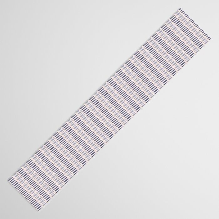 Indigo Blue Stripes  Table Runner Gallery Image 3