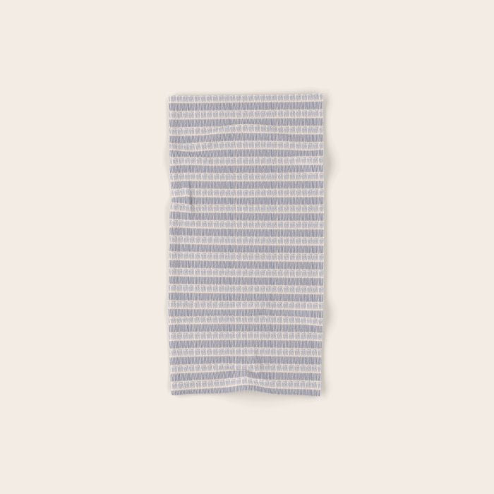 Indigo Blue Stripes  Bath Towel Gallery Image 1