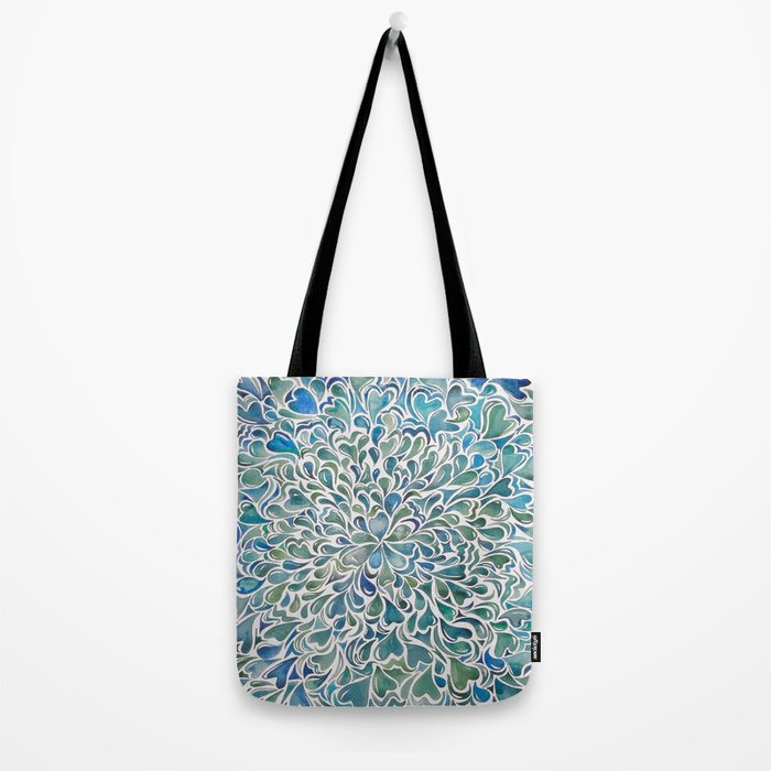 Watercolor Splashes Tote Bag Gallery Image 2