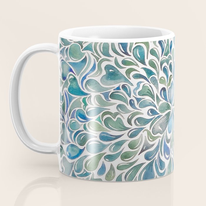 Watercolor Splashes Coffee Mug Gallery Image 3