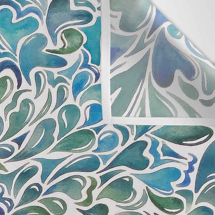 Watercolor Splashes Wall Tapestry Gallery Image 3