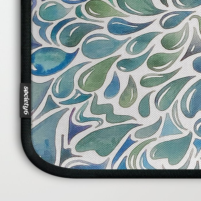Watercolor Splashes Laptop Sleeve Gallery Image 3