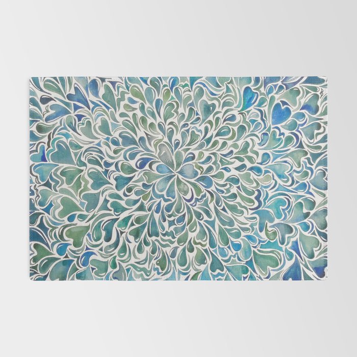 Watercolor Splashes Rug Gallery Image 2