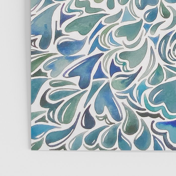 Watercolor Splashes Poster Gallery Image 3