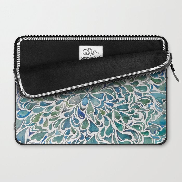 Watercolor Splashes Laptop Sleeve Gallery Image 2