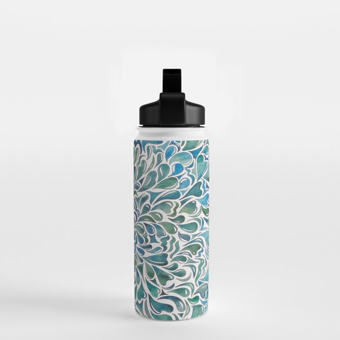 Watercolor Splashes Water Bottle Gallery Image 2