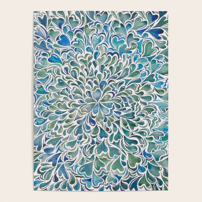 Watercolor Splashes Poster Gallery Image 4