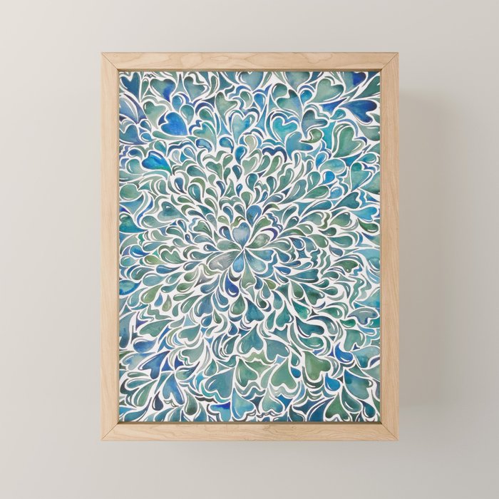 Watercolor Splashes Mini Art Print Gallery Image 1