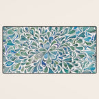 Watercolor Splashes Desk Mat Gallery Image 3