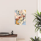 Abstract Female Figure Line Art Poster Gallery Image 2