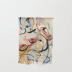 Abstract Female Figure Line Art Wall Hanging Gallery Image 1
