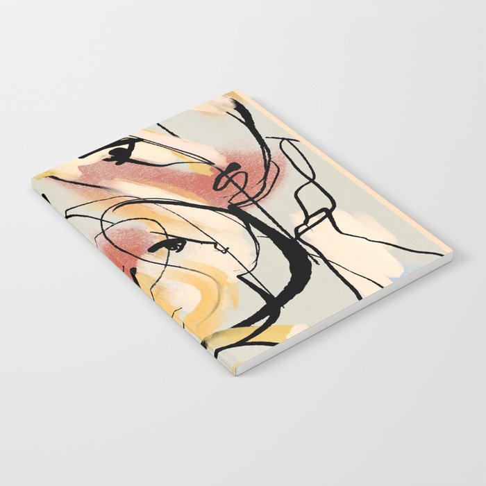 Abstract Female Figure Line Art Notebook Gallery Image 1