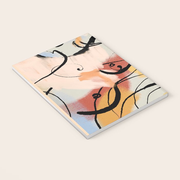 Abstract Female Figure Line Art Notebook Gallery Image 3