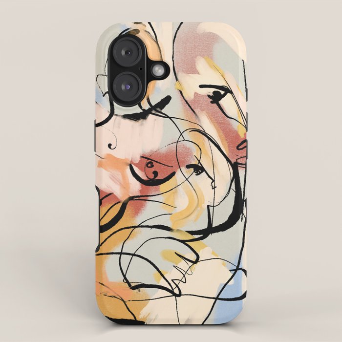 Abstract Female Figure Line Art iPhone Case Gallery Image 1