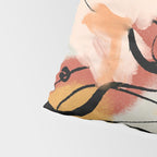 Abstract Female Figure Line Art Pillow Sham Gallery Image 4