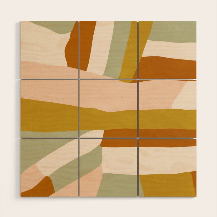 trails west Wood Wall Art Gallery Image 1