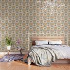 Marigold Block Print Wallpaper Gallery Image 3