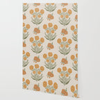 Marigold Block Print Wallpaper Gallery Image 2