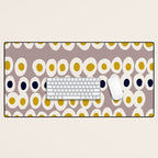 expectant iteration abstract build up Desk Mat Gallery Image 1