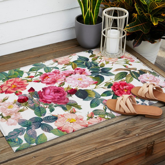 Rose Garden VII Outdoor Rug Gallery Image 2