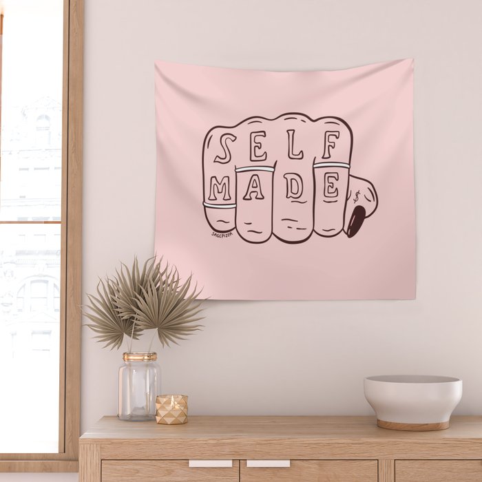 SELF MADE Wall Tapestry Gallery Image 2