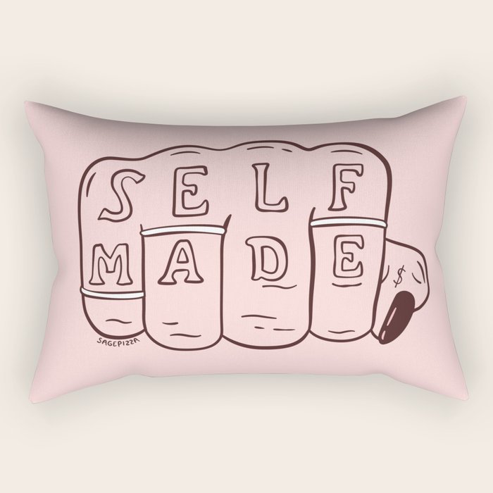 SELF MADE Rectangular Pillow Gallery Image 2