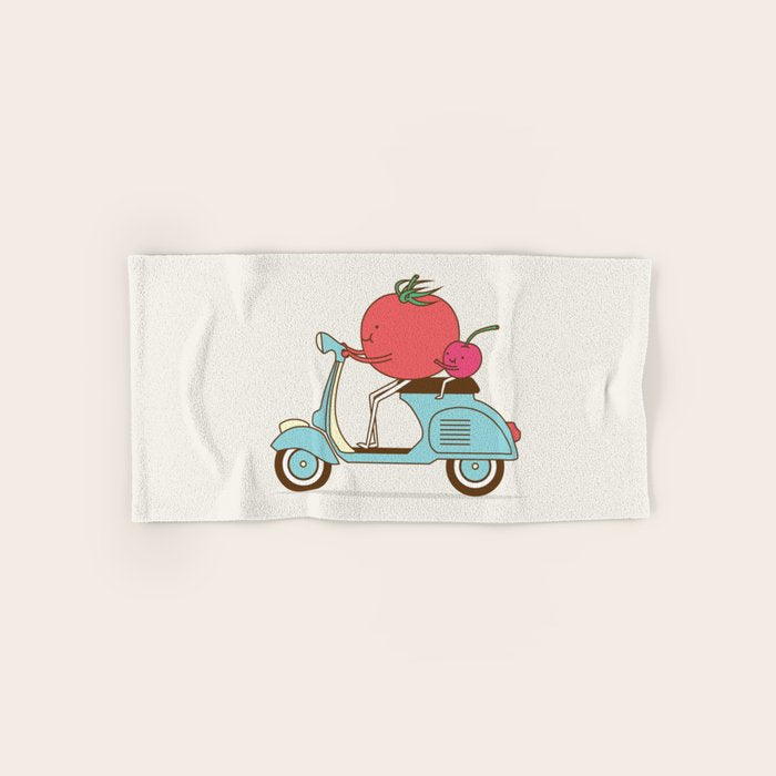 Cherry Tomato Bath Towel Gallery Image 1