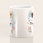 Japanese Lucky Cat with Cherry Blossoms Coffee Mug Gallery Image 4