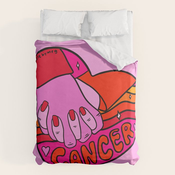Cancer Valentine Duvet Cover Gallery Image 1