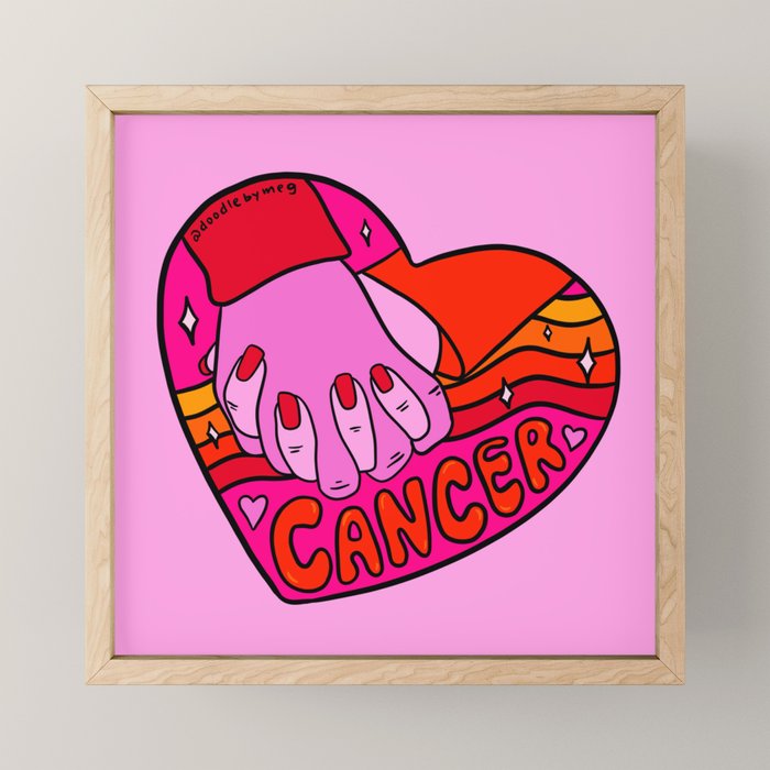 Cancer Valentine Mini Art Print Gallery Image 1