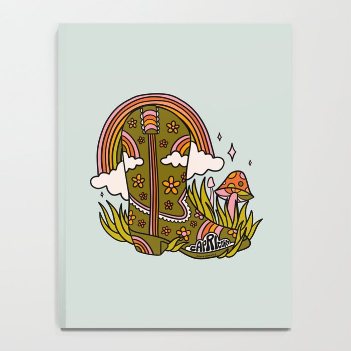 Capricorn Cowboy Boots Notebook Gallery Image 4
