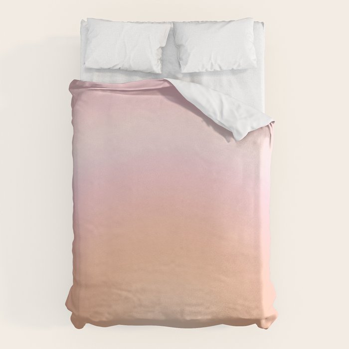 Peach Fuzz Gradient Duvet Cover Gallery Image 1