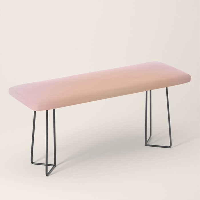 Peach Fuzz Gradient Bench Gallery Image 1