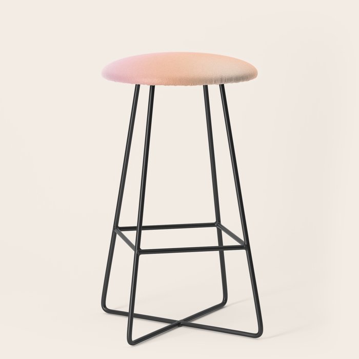 Peach Fuzz Gradient Stool