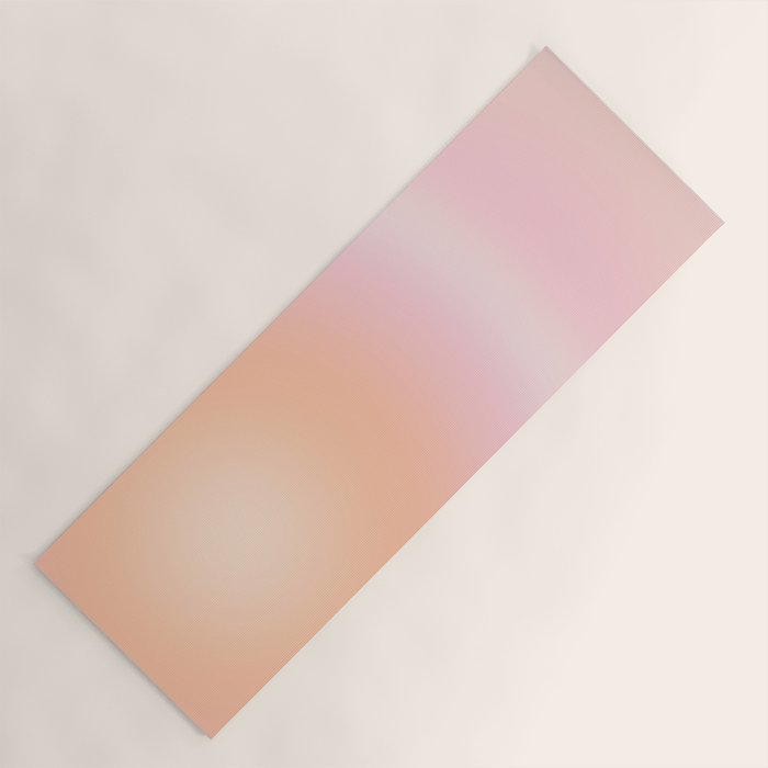 Peach Fuzz Gradient Yoga Mat Gallery Image 1