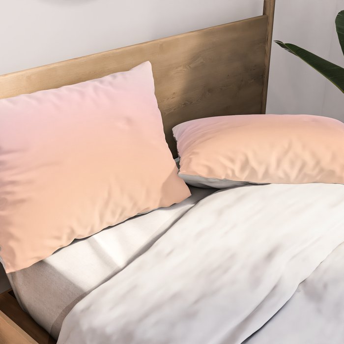 Peach Fuzz Gradient Pillow Sham Gallery Image 2