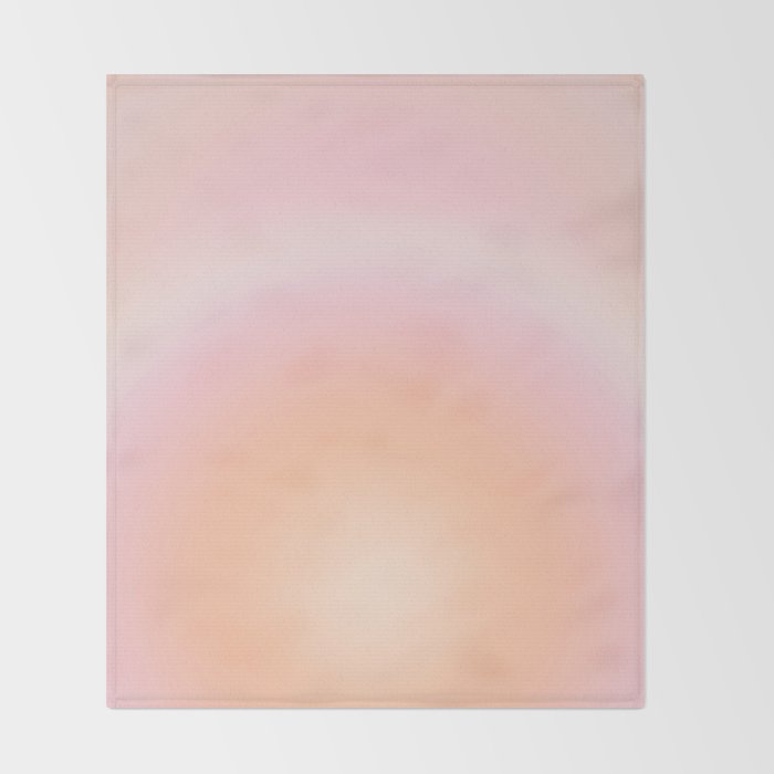 Peach Fuzz Gradient Throw Blanket Gallery Image 2