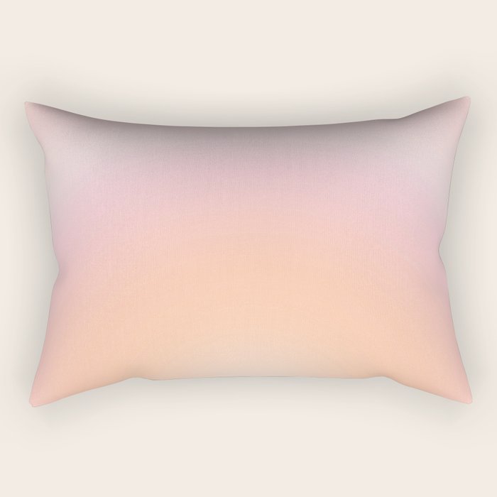 Peach Fuzz Gradient Rectangular Pillow Gallery Image 1