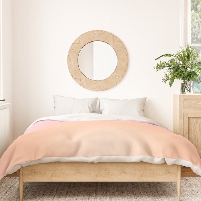 Peach Fuzz Gradient Duvet Cover Gallery Image 3